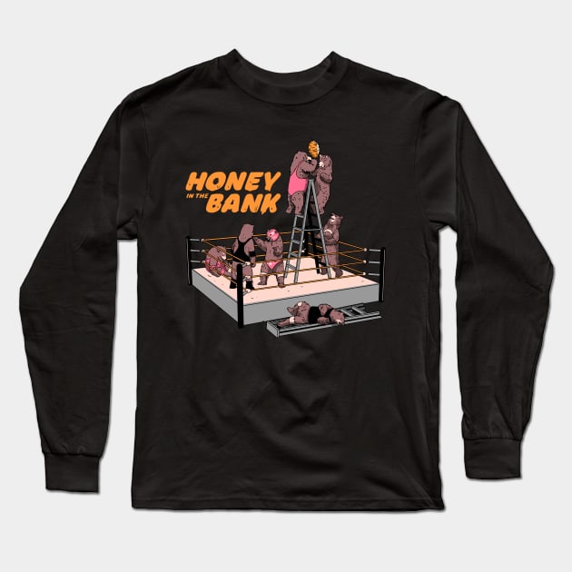 Honey In The Bank Long Sleeve T-Shirt by 8BitHobo